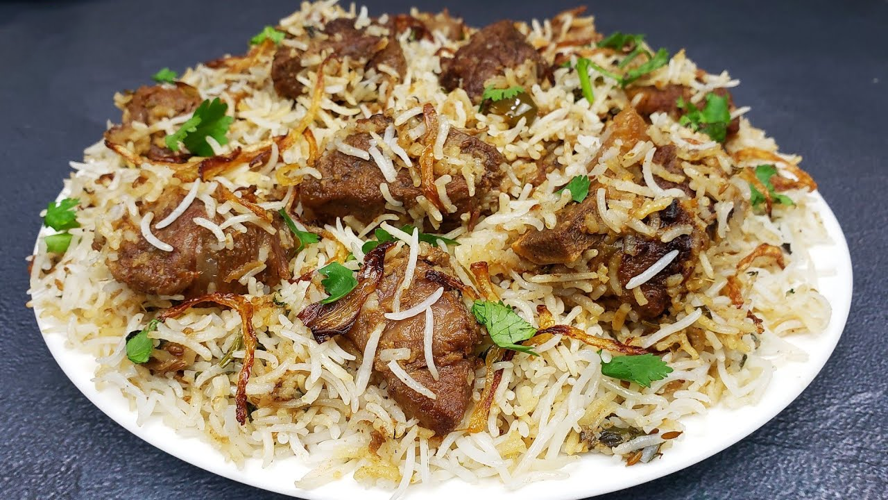 Mutton/Goat Yakhni Pulao